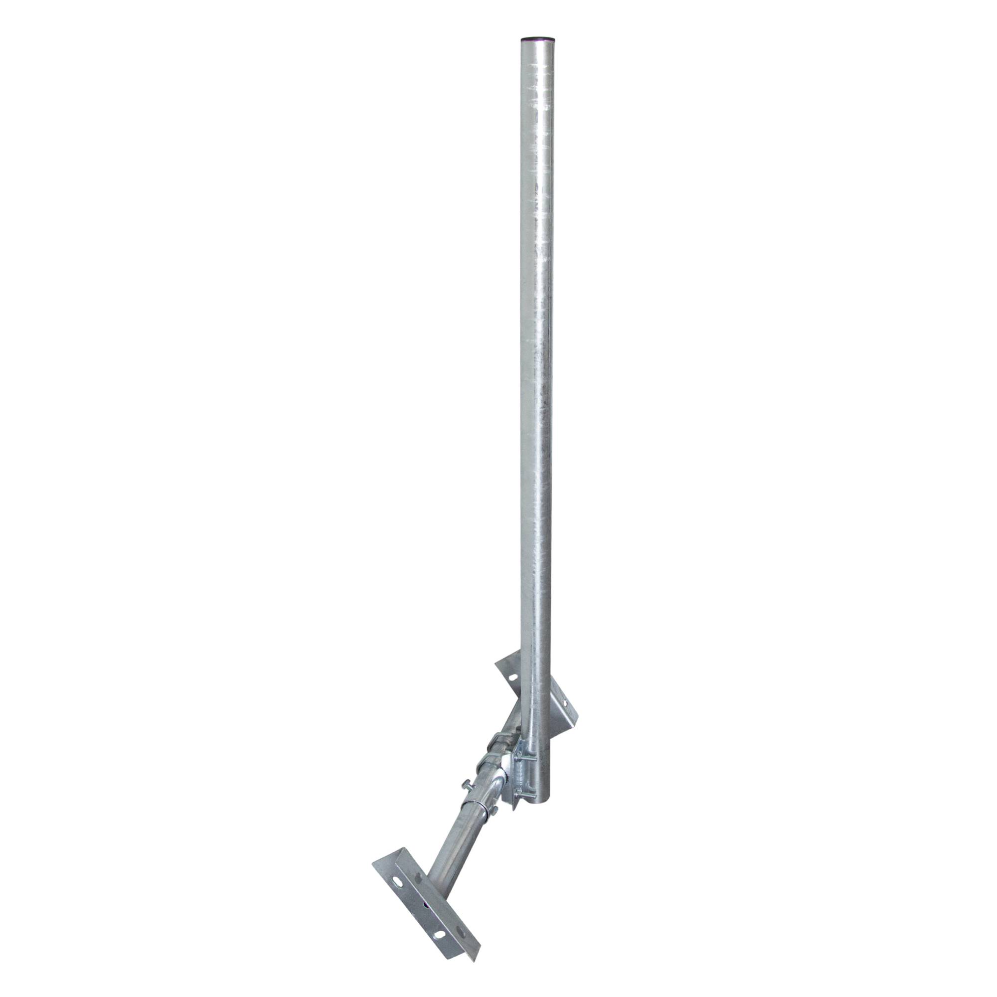 PremiumX BASIC X120-48F SAT TV Dachsparrenhalter 120cm Mast 48mm Stahl voll feuerverzinkt Dachsparren-Halter für Satellitenantenne Satellitenschüsse