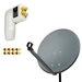 PremiumX Satelliten-Komplettanlage 60cm Satellitenschüssel Anthrazit Satellitenantenne SAT Quad LNB 8x F-Stecker bis 4 Teilnehmer PremiumX Satelliten-Komplettanlage 60cm Satellitenschüssel Anthrazit Satellitenantenne SAT Quad LNB 8x F-Stecker bis 4 Teilnehmer