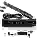 PremiumX HD 521 FTA Digital TV SAT Receiver DVB-S2 FullHD Satelliten Empfänger HDMI SCART USB Mediaplayer Antennenkabel, Vorprogrammiert