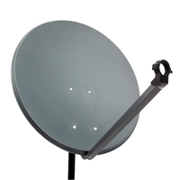PremiumX Satelliten-Komplettanlage 60cm Anthrazit Satellitenantenne Satellitenschüssel Twin LNB Wandhalter 45cm ALU 4x F-Stecker PremiumX Satelliten-Komplettanlage 60cm Anthrazit Satellitenantenne Satellitenschüssel Twin LNB Wandhalter 45cm ALU 4x F-Stecker