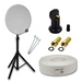 PremiumX Camping Sat Anlage 45cm Satelliten-Schüssel Antenne Single LNB 4K 10m Kabel 2x F-Stecker Dreibein Stativ Schwarz Wohnwagen PremiumX Camping Sat Anlage 45cm Satelliten-Schüssel Antenne Single LNB 4K 10m Kabel 2x F-Stecker Dreibein Stativ Schwarz Wohnwagen