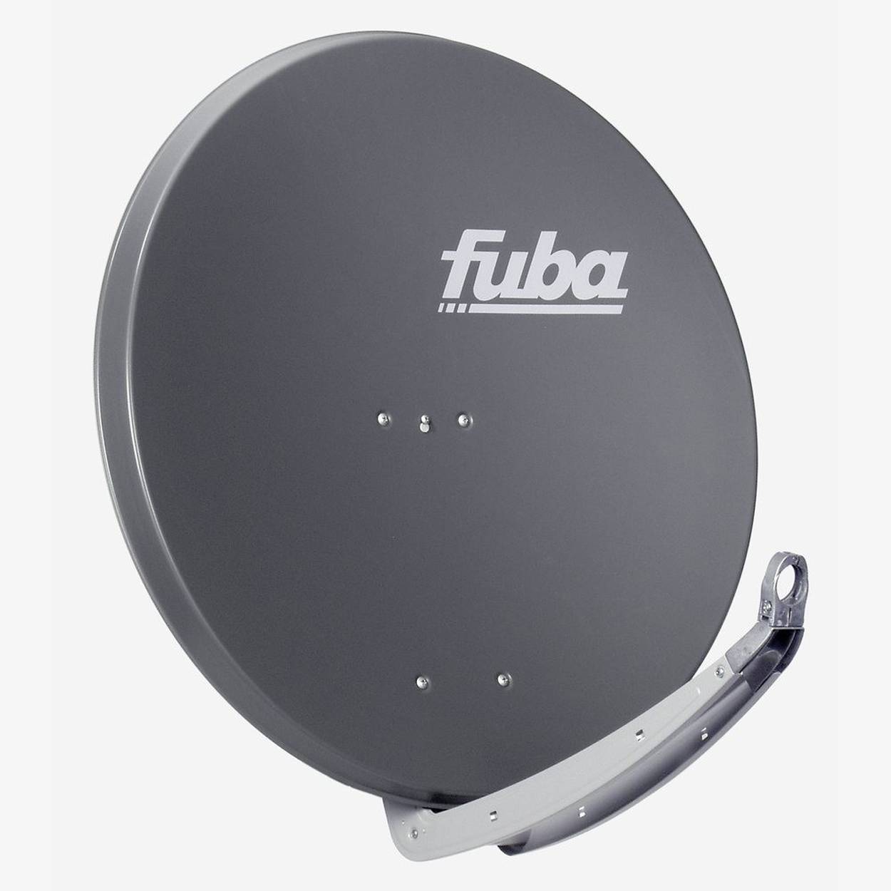Fuba DAA 850 A Satellitenantenne Aluminium Anthrazit Premium X DELUXE Twin LNB Sat