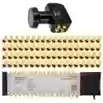 PremiumX Multischalter Set 5/32 Multiswitch Quattro LNB 72x F-Stecker, Satverteiler 1 SAT für 32 Teilnehmer HDTV FullHD 4K UHD 8K PremiumX Multischalter Set 5/32 Multiswitch Quattro LNB 72x F-Stecker, Satverteiler 1 SAT für 32 Teilnehmer HDTV FullHD 4K UHD 8K