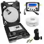 PremiumX Camping TV SAT Anlage Satelliten-Schüssel Single LNB 10m Antennen-Kabel F-Stecker Sat-TV-Signalfinder im Koffer PremiumX Camping TV SAT Anlage Satelliten-Schüssel Single LNB 10m Antennen-Kabel F-Stecker Sat-TV-Signalfinder im Koffer
