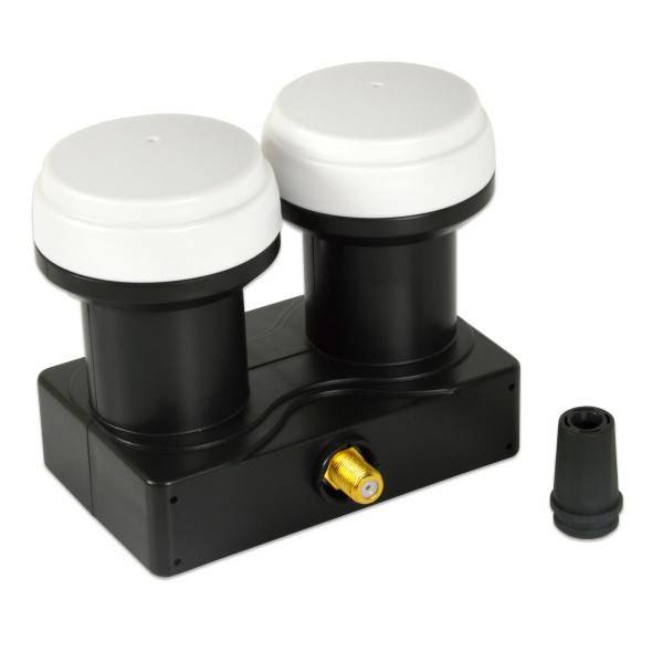 FUBA 1 Teilnehmer Astra Hotbird Digital SAT Anlage DAA 850 R ALU Rot PremiumX Single LNB Monoblock 2x F-Stecker 1x Tülle