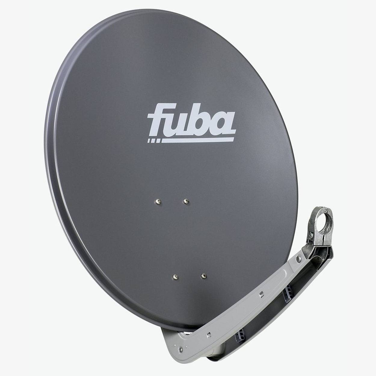 Fuba Set 4 Teilnehmer SAT Anlage DAA 650 A Parabolantenne Aluminium Schüssel PremiumX Quad LNB inkl. 8x F-Stecker