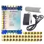 SkyRevolt SVC 17/8 Multiswitch externes Netzteil Multischalter 4 SAT für 8 Anschlüsse Satverteiler F-Aufdrehhilfe 32x F-Stecker SkyRevolt SVC 17/8 Multiswitch externes Netzteil Multischalter 4 SAT für 8 Anschlüsse Satverteiler F-Aufdrehhilfe 32x F-Stecker