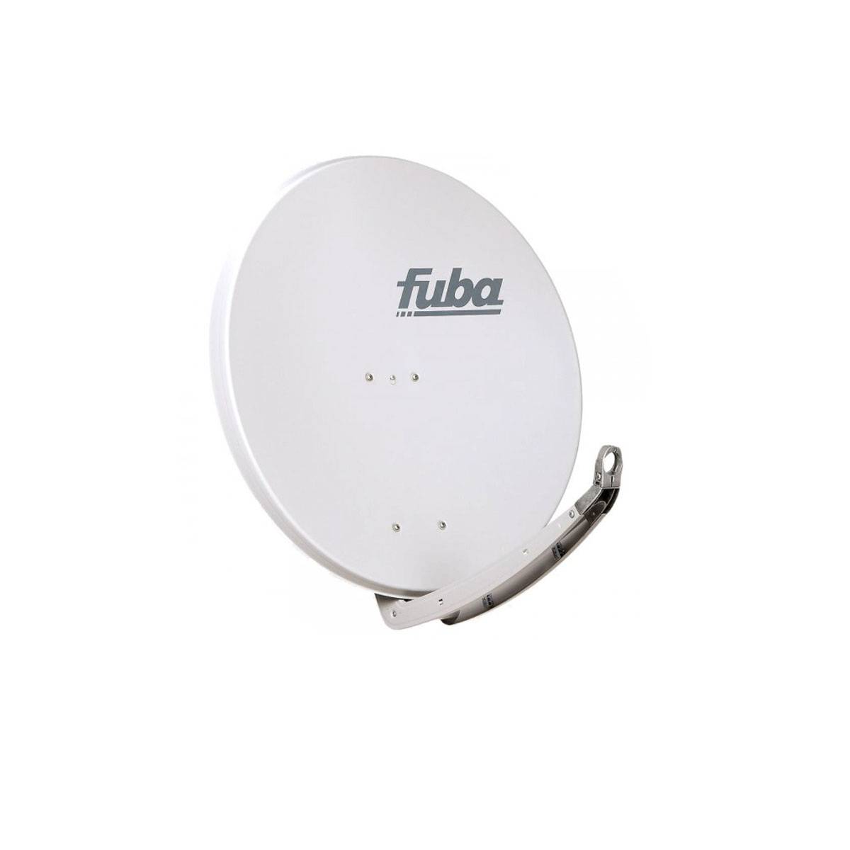 Fuba DAA 850 G Satellitenantenne 85cm Aluminium Grau DEK 417 Quad LNB Direktanschluss 4 Teilnehmer 8x F-Stecker