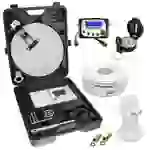 PremiumX Camping SAT Anlage Satellitenschüssel Sat-TV-Signalfinder Kompass Single LNB 10m Kabel F-Stecker kompakt im Koffer PremiumX Camping SAT Anlage Satellitenschüssel Sat-TV-Signalfinder Kompass Single LNB 10m Kabel F-Stecker kompakt im Koffer