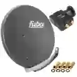 Fuba DAA 850 A Satellitenantenne Aluminium Anthrazit Premium X DELUXE Twin LNB Sat Fuba DAA 850 A Satellitenantenne Aluminium Anthrazit Premium X DELUXE Twin LNB Sat