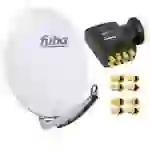 Fuba DAA 780 G Satellitenantenne Aluminium in Grau HDTV 3D 4K Premium X DELUXE Octo LNB Sat Fuba DAA 780 G Satellitenantenne Aluminium in Grau HDTV 3D 4K Premium X DELUXE Octo LNB Sat