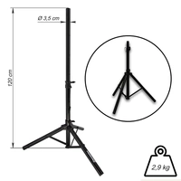 PremiumX Camping Satelliten-Anlage Mobile Satellitenschüssel SAT TV Single LNB 10m Kabel 2x F-Stecker Koffer Camp Stativ PremiumX Camping Satelliten-Anlage Mobile Satellitenschüssel SAT TV Single LNB 10m Kabel 2x F-Stecker Koffer Camp Stativ