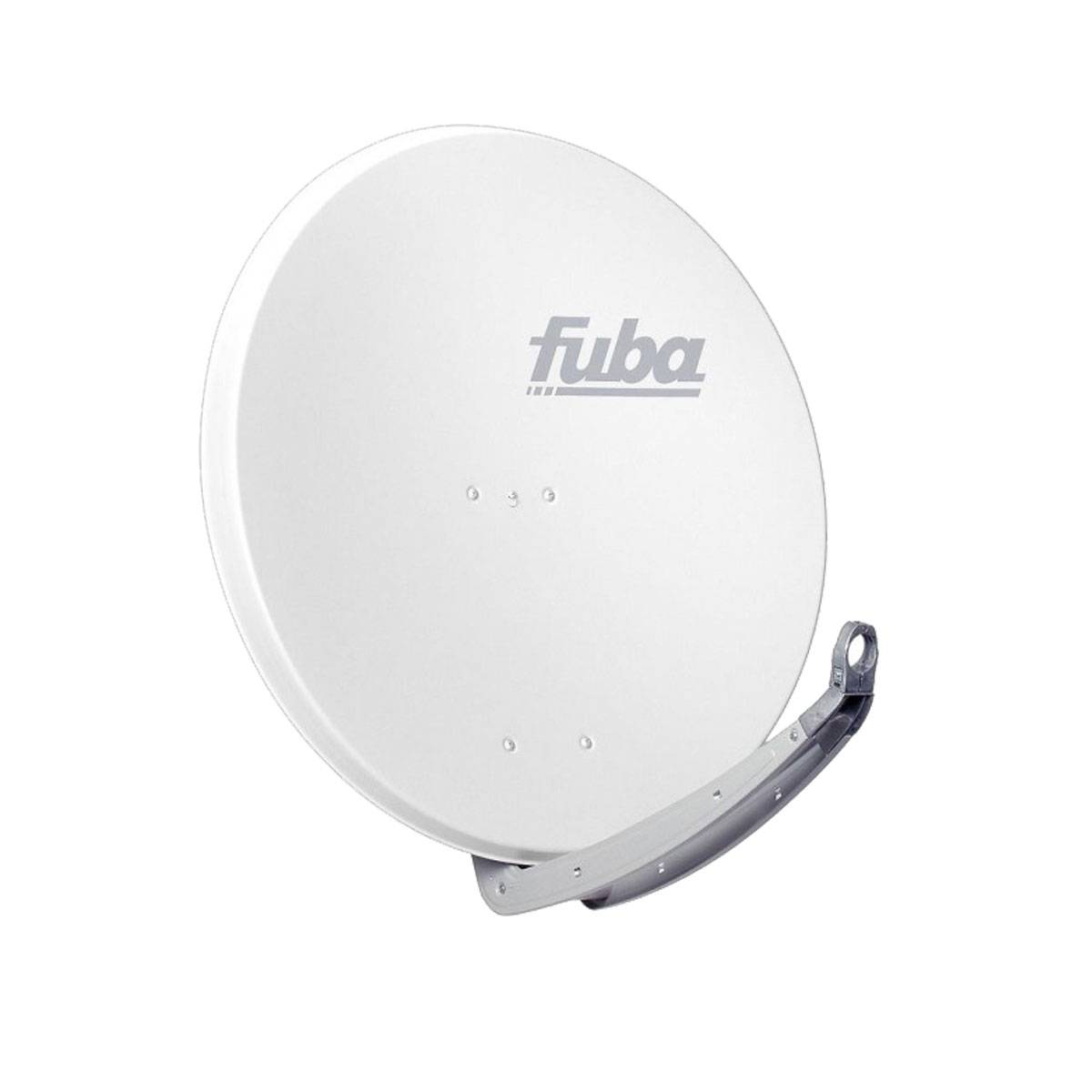 Fuba DAA 780 W Satellitenantenne 78cm Aluminium Weiß mit DEK 217 Twin LNB HDTV 4K 3D 4x F-Stecker