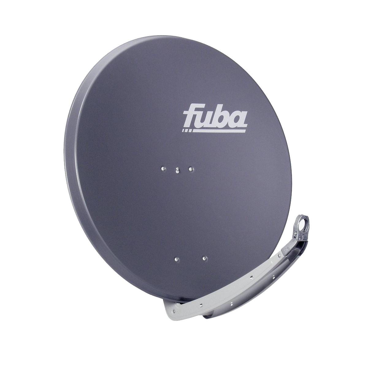 Fuba Digital Sat Anlage DAA 850 A Satellitenantenne 85cm Aluminium Anthrazit DEK 217 Twin LNB UHD 4K + 4 F-Stecker