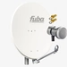 Fuba DAL 801 W + Single LNB Sat Satelliten Anlage Schüssel DEK 117 1 Teilnehmer Alu Spiegel Weiß für 1 Teilnehmer HDTV 4K 3D kompatibel Aluminium Fuba DAL 801 W + Single LNB Sat Satelliten Anlage Schüssel DEK 117 1 Teilnehmer Alu Spiegel Weiß für 1 Teilnehmer HDTV 4K 3D kompatibel Aluminium