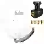 Premium X Satelliten-Komplettanlage Fuba DAA 780 W Satellitenschüssel Alu Weiß Quad LNB schwarz 8x F-Stecker für 4 Teilnehmer Premium X Satelliten-Komplettanlage Fuba DAA 780 W Satellitenschüssel Alu Weiß Quad LNB schwarz 8x F-Stecker für 4 Teilnehmer