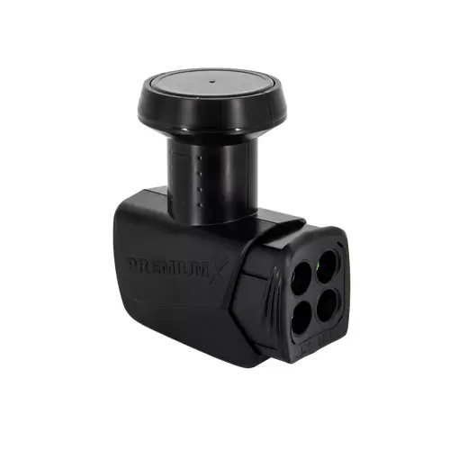 PremiumX Satelliten-Komplettanlage 80cm Satellitenschüssel SAT Quad LNB 10m Antennenkabel 8x F-Stecker PremiumX Satelliten-Komplettanlage 80cm Satellitenschüssel SAT Quad LNB 10m Antennenkabel 8x F-Stecker