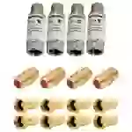 PremiumX 4x PXIL-10 Mini Inline Verstärker 20dB für SAT und DVB-T Leistungsverstärker 5-2500 MHz 4x F-Verbinder 8x F-Stecker 7mm PremiumX 4x PXIL-10 Mini Inline Verstärker 20dB für SAT und DVB-T Leistungsverstärker 5-2500 MHz 4x F-Verbinder 8x F-Stecker 7mm