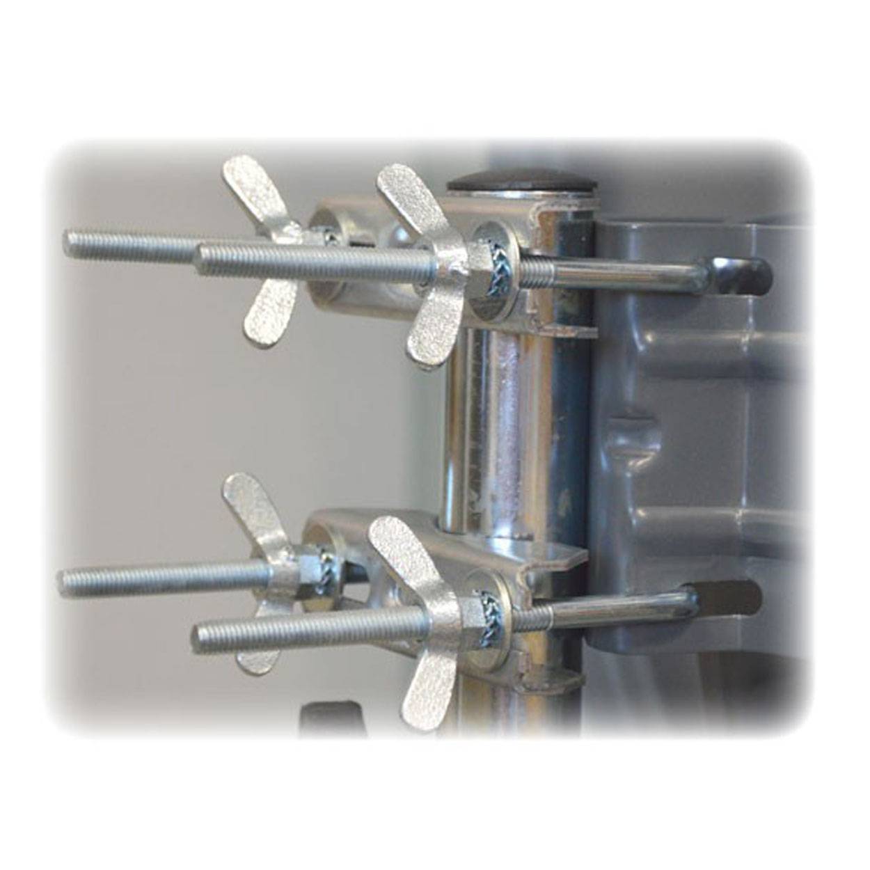 PremiumX Deluxe SAT Anlage 85cm Antenne Aluminium Anthrazit Satellitenschüssel Quattro LNB 5/8 Multischalter für 8 Teilnehmer