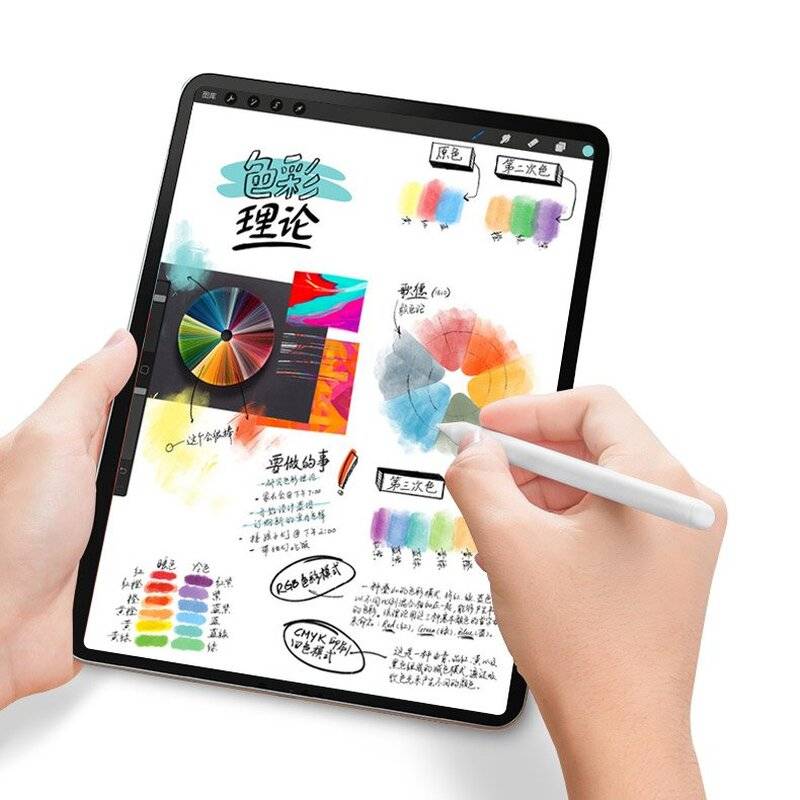 Cartinoe Stylus Pen Stift Pencil AP Bleistift kompatibel mit Apple iPad Pro 9.7/ Pro 10.5 / Pro 11 /12.9 weiß