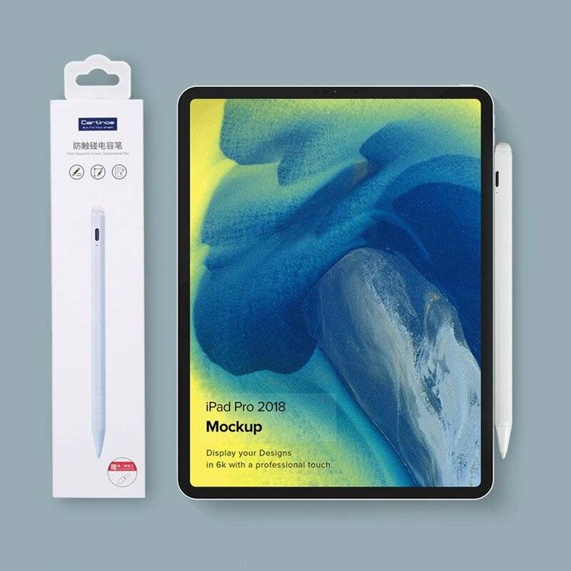 Cartinoe Stylus Pen Stift Pencil AP Bleistift kompatibel mit Apple iPad Pro 9.7/ Pro 10.5 / Pro 11 /12.9 weiß