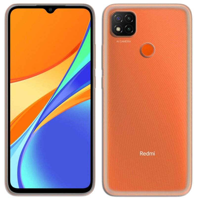 Silikon Hülle Basic kompatibel mit XIAOMI REDMI 9C Case TPU Soft Handy Cover Schutz Transparent