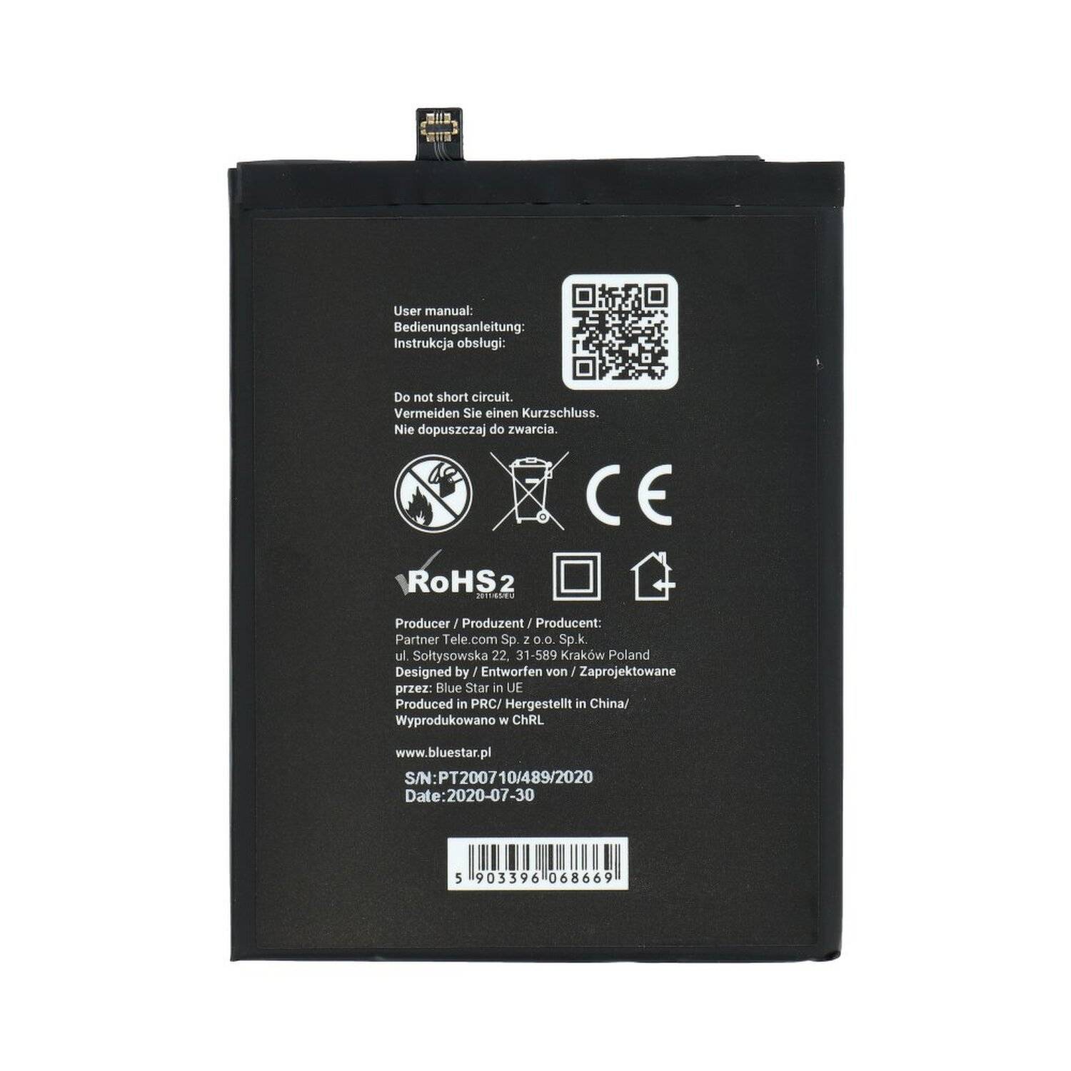 Bluestar Akku Ersatz kompatibel mit HUAWEI MATE 10 LITE 3900mAh Li-lon Austausch Batterie Accu HB356687ECW