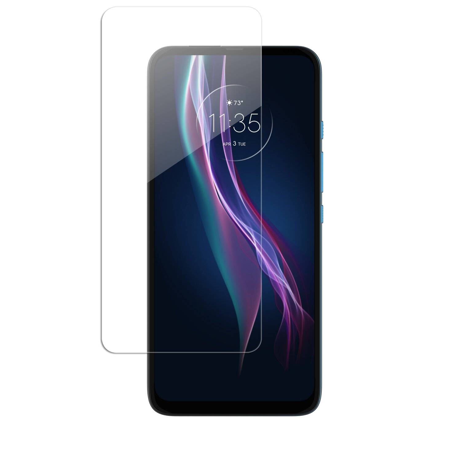 3X Schutz Schutz Glas 9H Tempered Glass Display Schutz Folie Glas Screen Protector Motorola One Fusion Plus