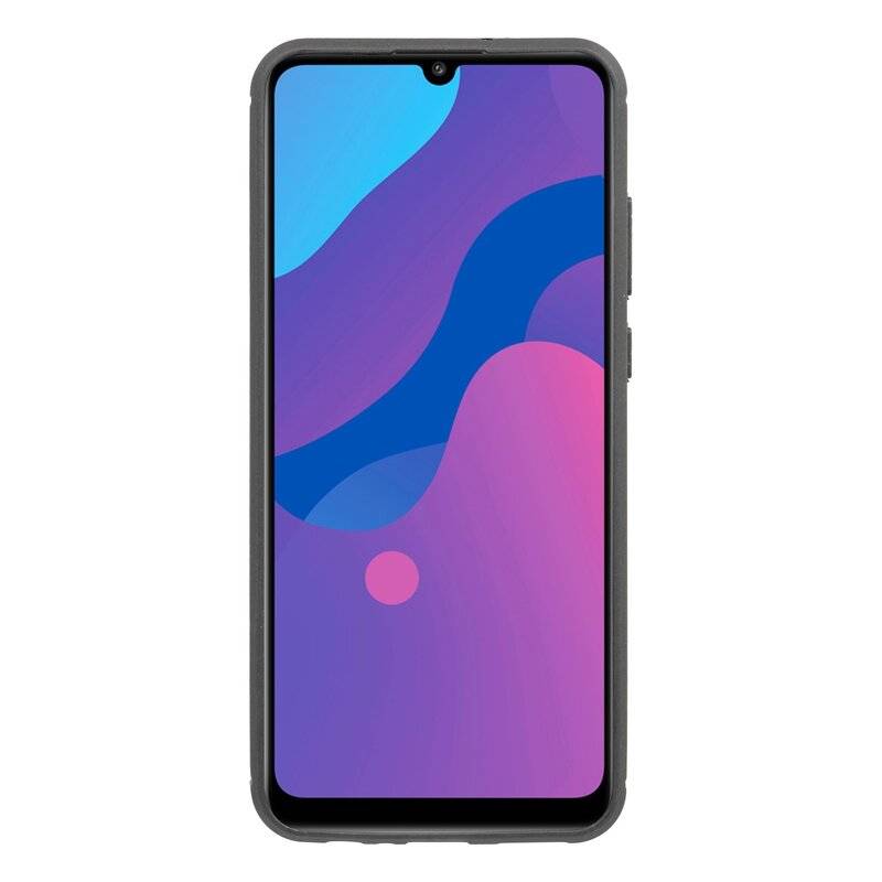 Silikon Hülle Bumper Carbon HONOR 9A Case TPU Soft Handyhülle Cover Schutzhülle Schwarz