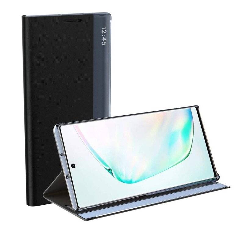 Flip Cover New Sleep Buchtasche Smart Cover Schale Etui mit Ständerfunktion Hülle Samsung Galaxy A10 (A105F)