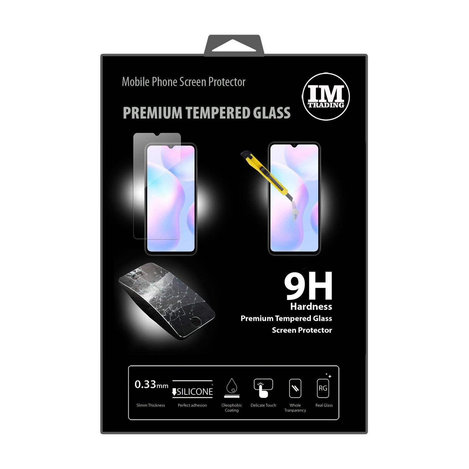 Schutzglas 9H XIAOMI REDMI 9A Displayschutzfolie Schutzfolie Passgenau Glas