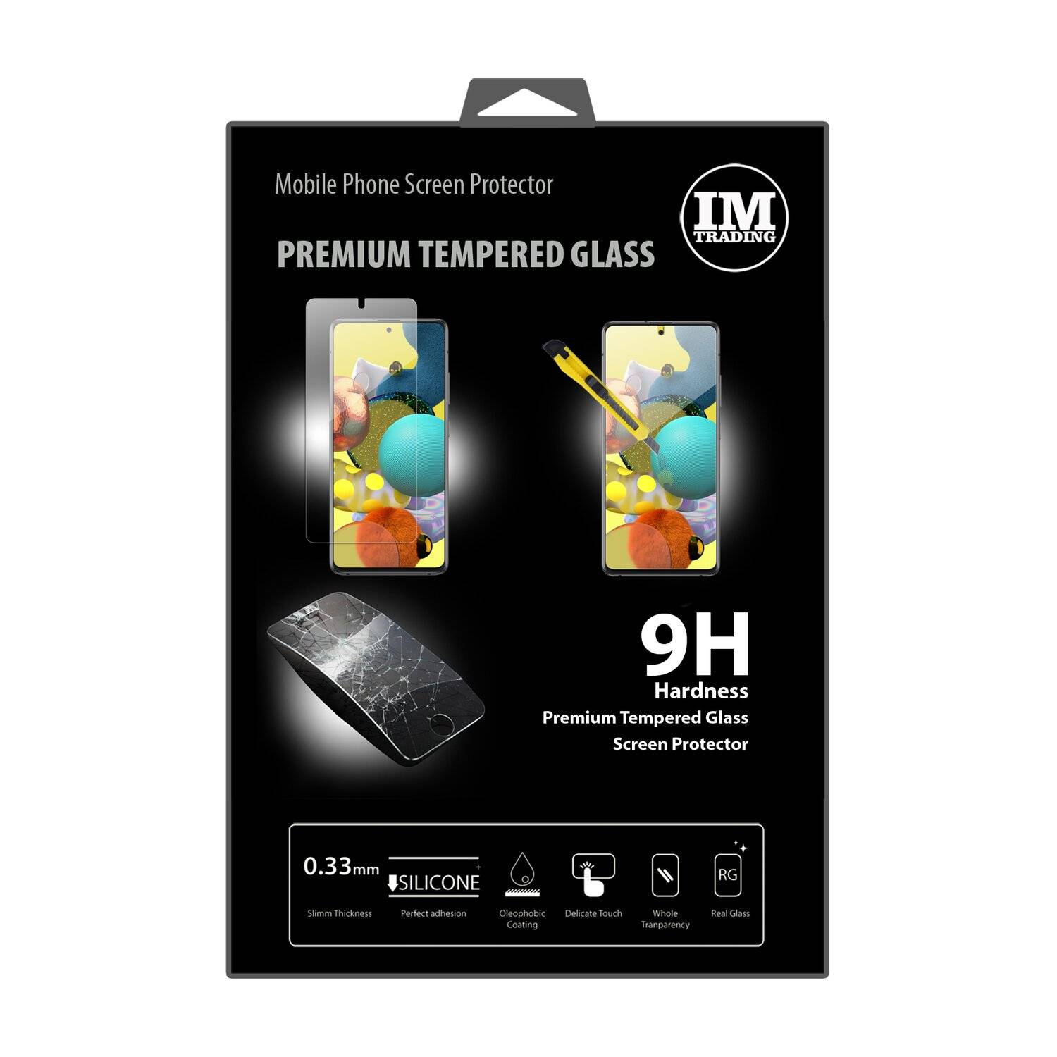 Schutzglas 9H Samsung Galaxy A51 5G (A516F) Displayschutzfolie Schutzfolie Passgenau Glas