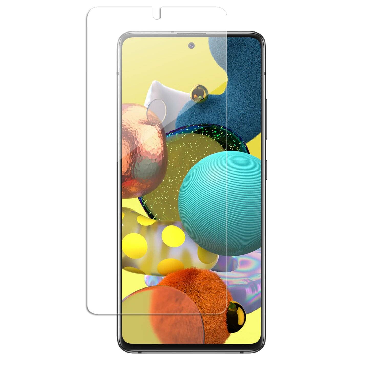3X Schutz Schutz Glas 9H Tempered Glass Display Schutz Folie Glas Screen Protector Samsung Galaxy A51 5G (A516F)