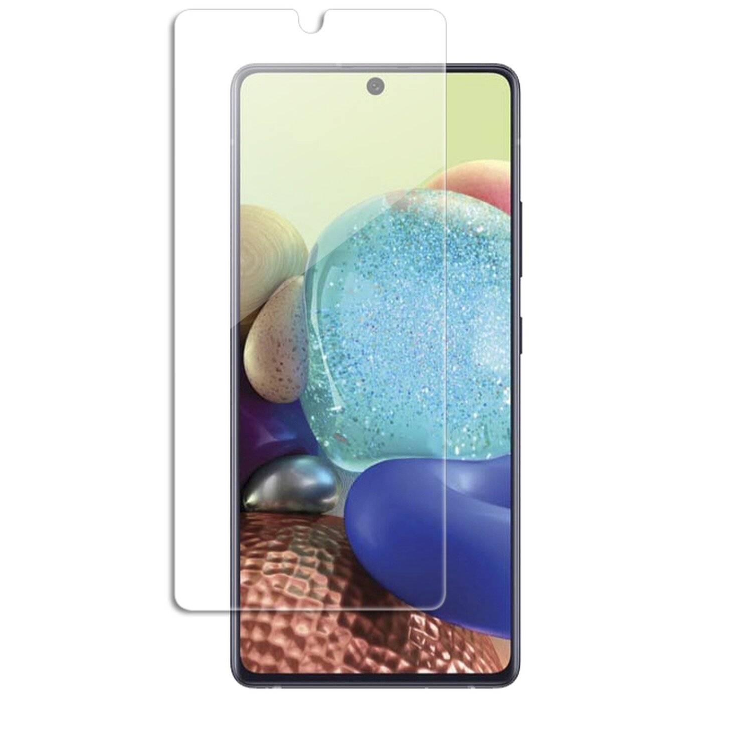 3X Schutz Schutz Glas 9H Tempered Glass Display Schutz Folie Glas Screen Protector Samsung Galaxy A71 5G (A716F)