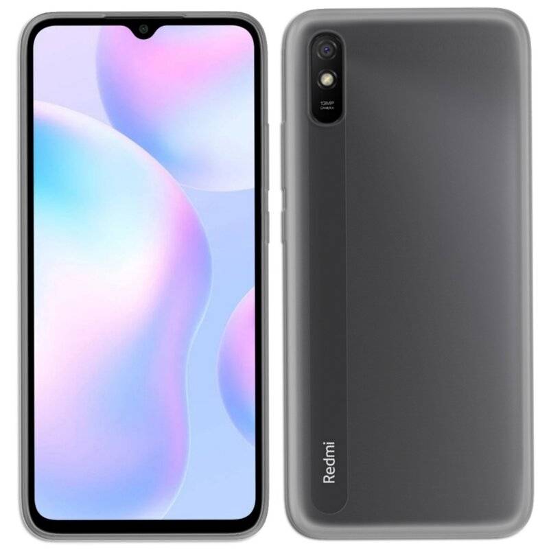 Silikon Hülle Basic XIAOMI REDMI 9A Case TPU Soft Handy Cover Schutz Transparent