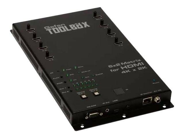 GefenToolBox 6x2 Matrix for HDMI 4Kx2K - Video/Audio-Schalter