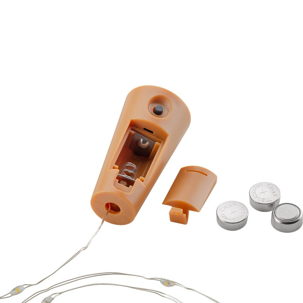 10 Stück LED-Flaschenlicht Lichterkette inklusive Batterien, die Beleuchtung ideal für Glasflaschen