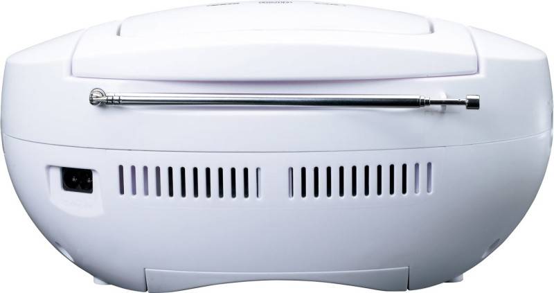 4 Stück LENCO UKW-Radio CD/MP3 tragbar SCD-301 Pink/White