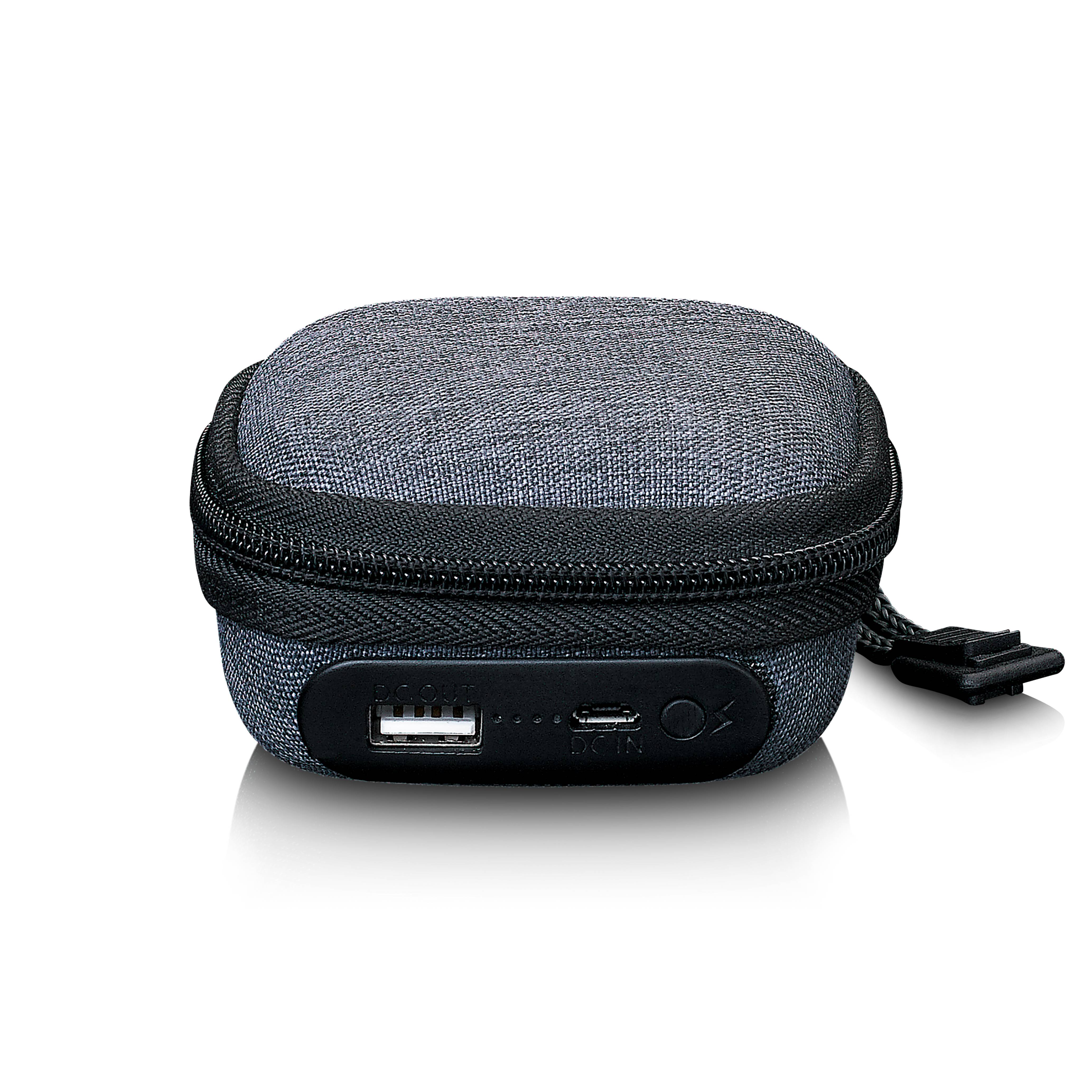 Lenco Tragetasche m.Powerbank PBC-10 Grey