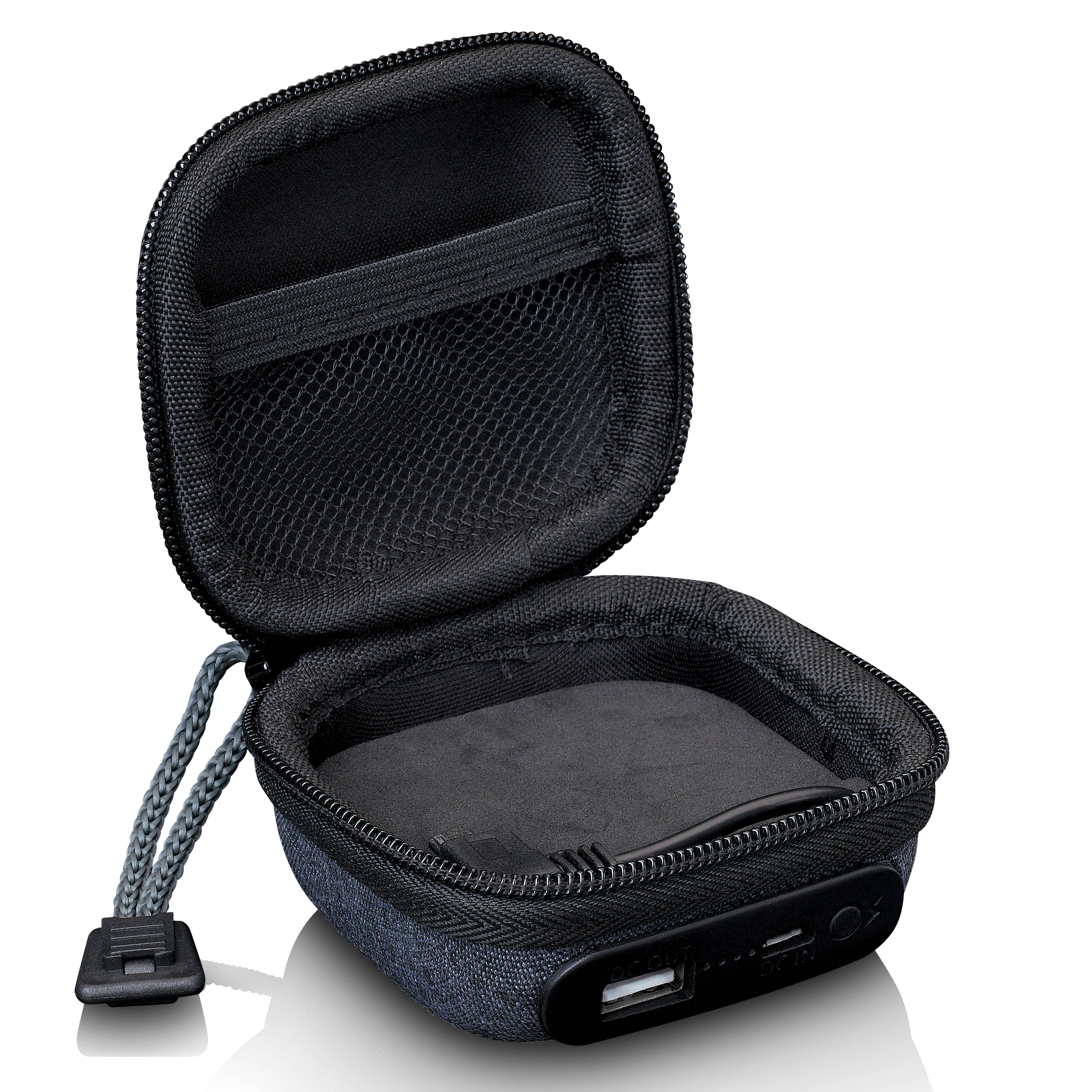 Lenco Tragetasche m.Powerbank PBC-10 Grey