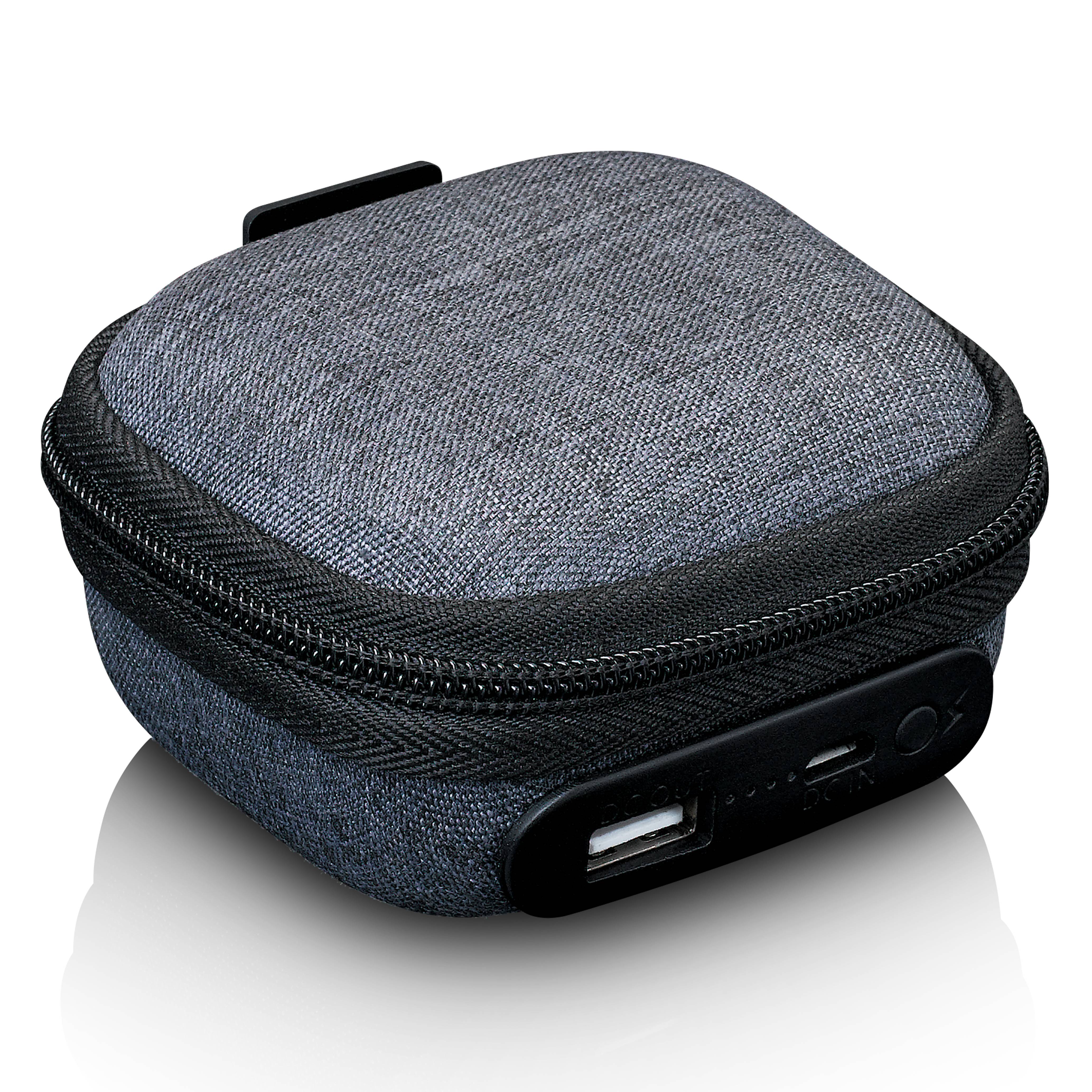 Lenco Tragetasche m.Powerbank PBC-10 Grey