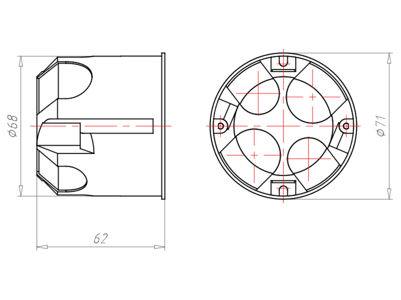Kaiser Rohr-Geräte-Verbind.dose 9266-22