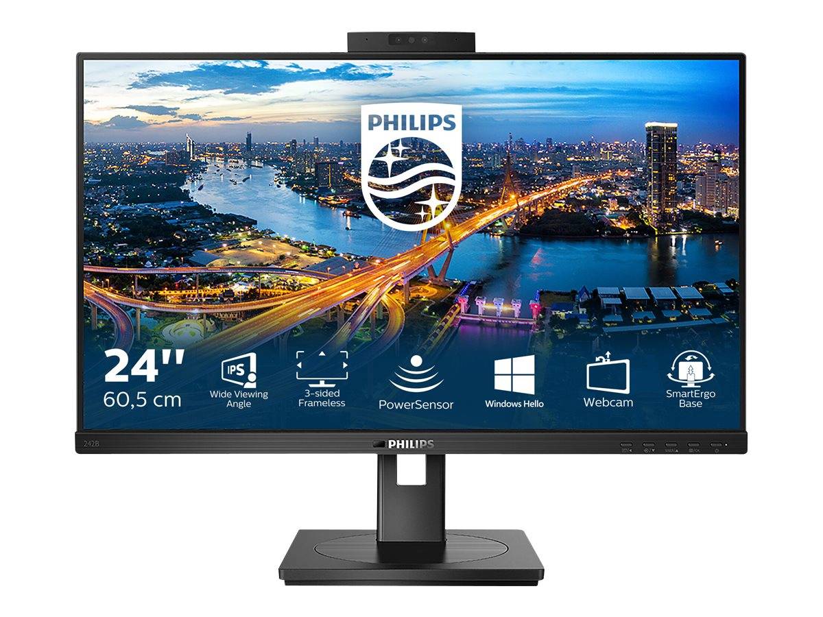 Philips B Line 242B1H - LED-Monitor - 61 cm (24) (23.8 sichtbar) - 1920 x 1080 Full HD (1080p) @ 75 Hz - IPS - 250 cd/