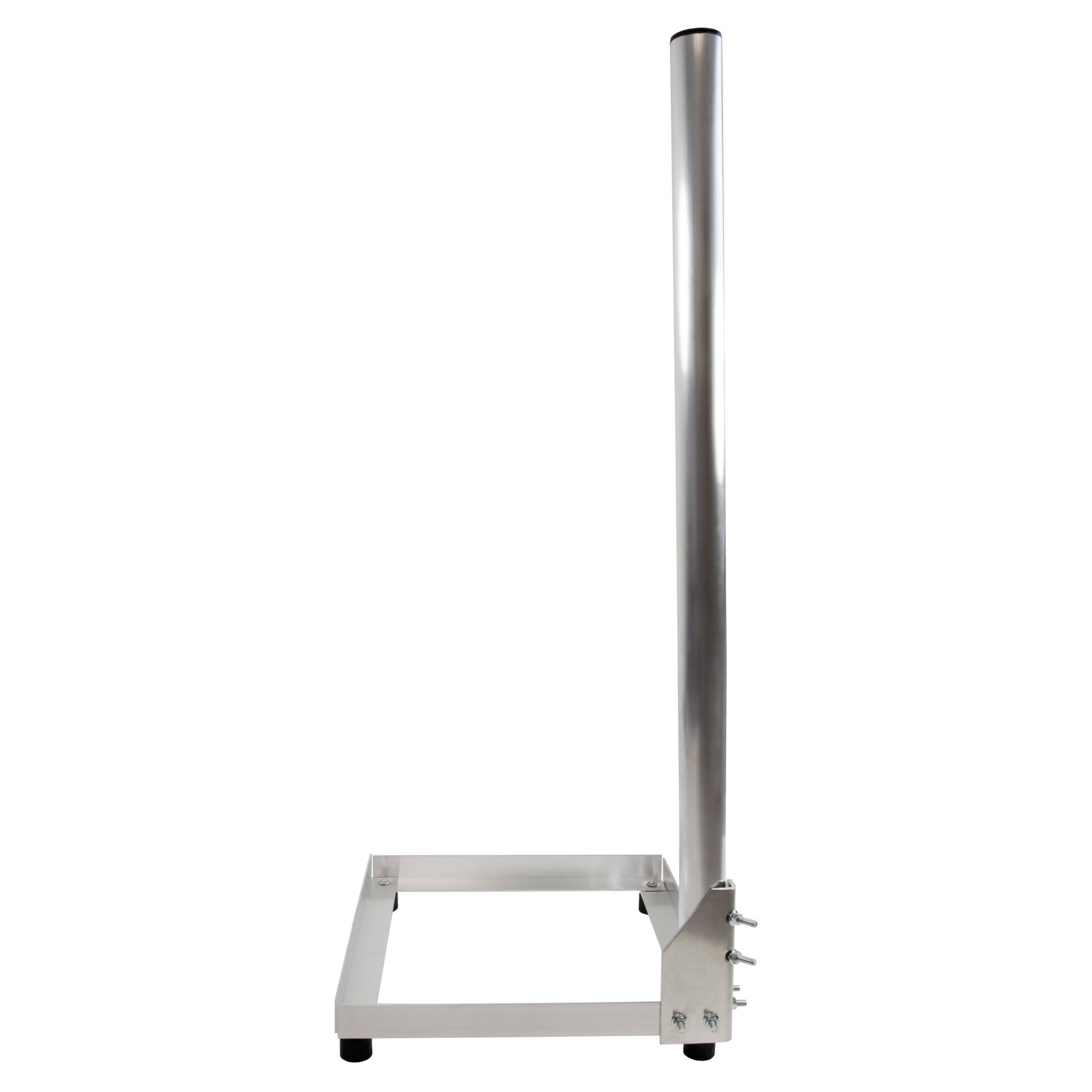Premium X Balkonständer 40x40cm Aluminium 1m Mast Ø 50mm SAT-Halter für Satelliten-Schüssel Flachdach-Ständer