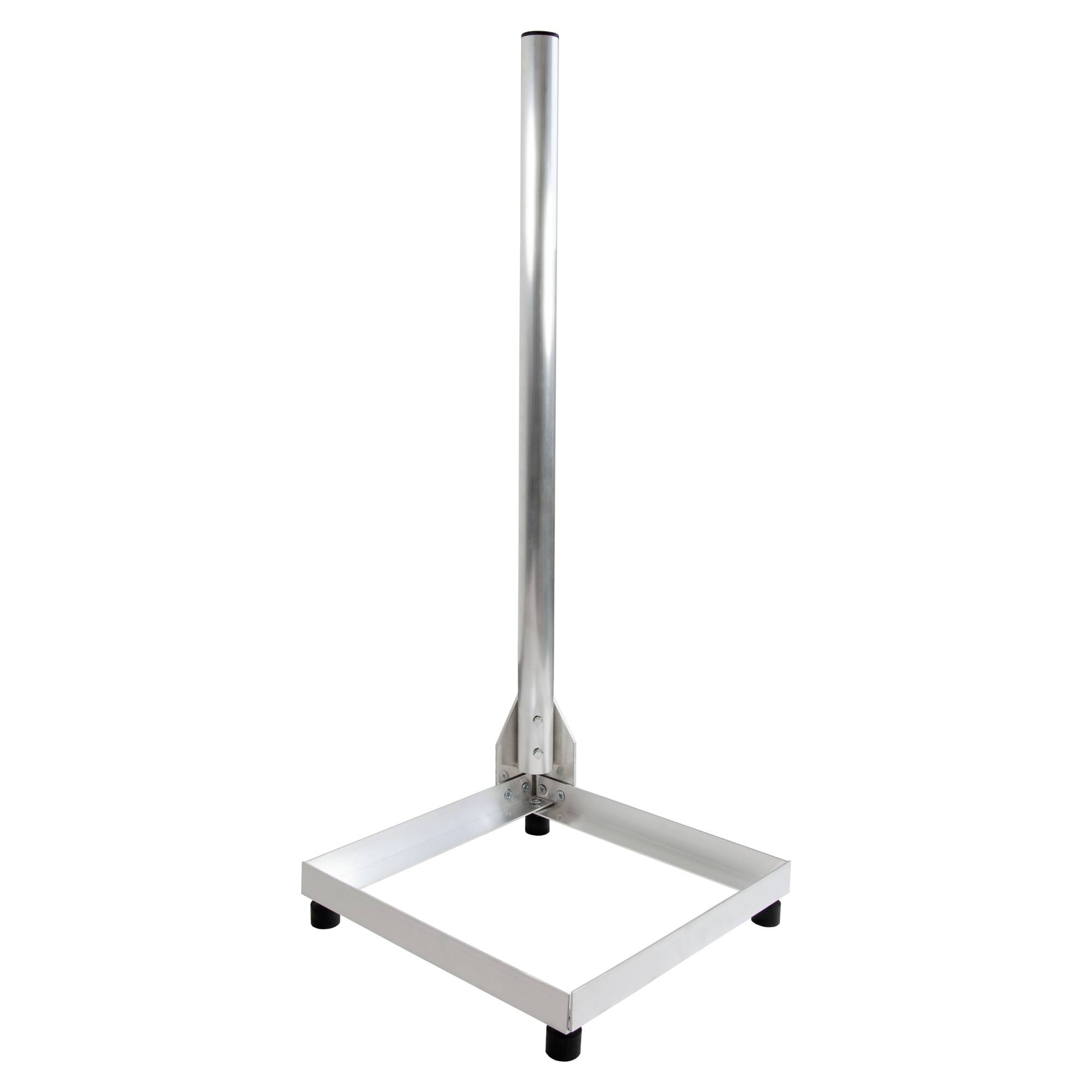 Premium X Balkonständer 40x40cm Aluminium 1m Mast Ø 50mm SAT-Halter für Satelliten-Schüssel Flachdach-Ständer