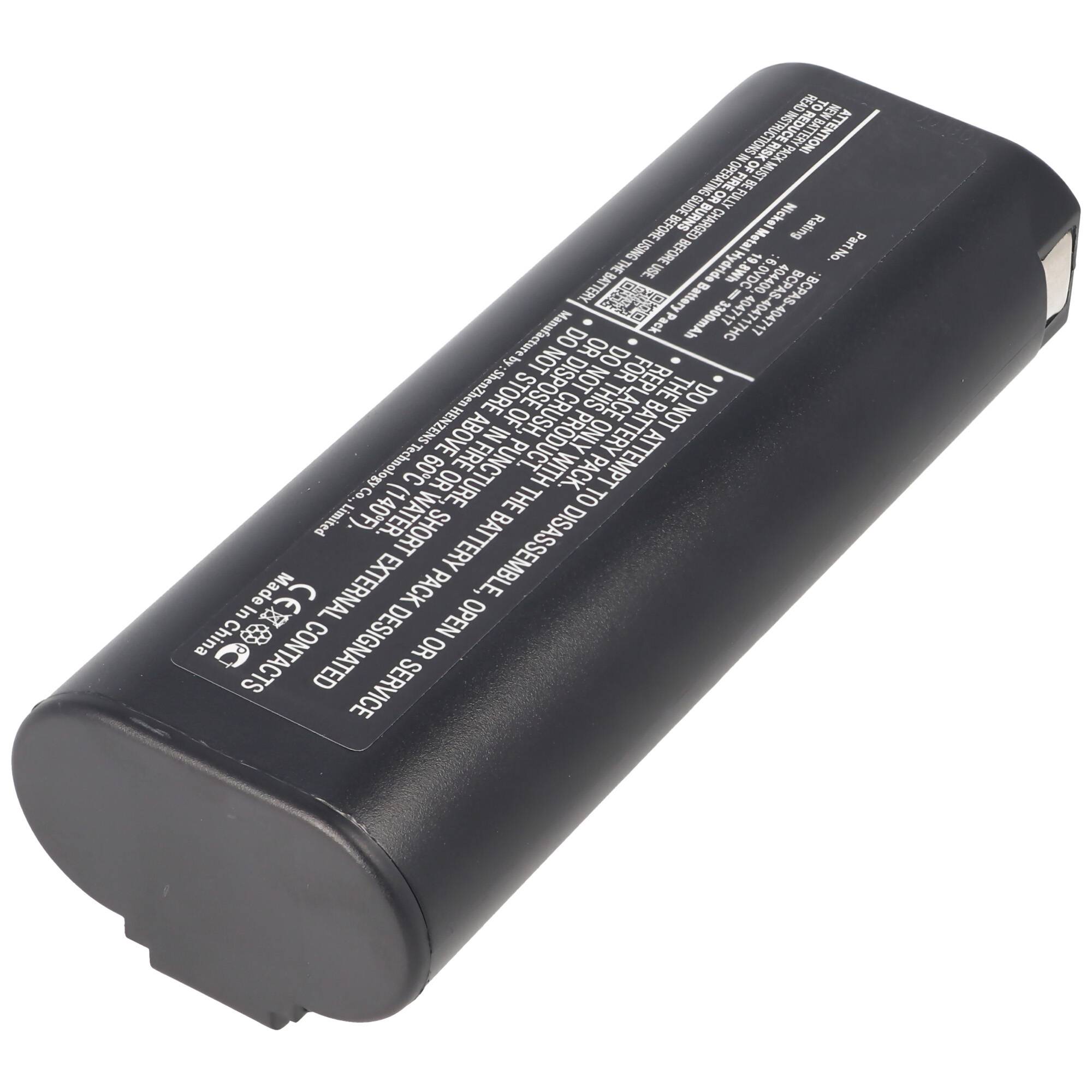 Akku passend für Paslode Impulse M250, IM250A, IM300, IM325, IM350A, IM350ct, Ni-MH, 6V, 3300mAh