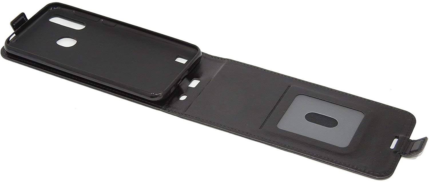 cofi1453® Flip Case kompatibel mit ZTE BLADE A7 2020 Handy Tasche vertikal aufklappbar Schutzhülle Klapp Hülle Schwarz