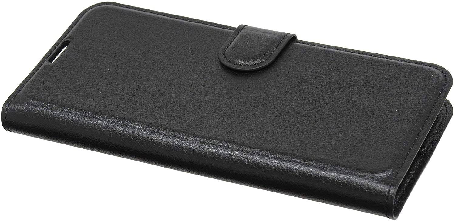 cofi1453® Buch Tasche "Fancy" kompatibel mit ZTE BLADE A7 2020 Handy Hülle Etui Brieftasche Schutzhülle mit Standfunktion, Kartenfach Schwarz