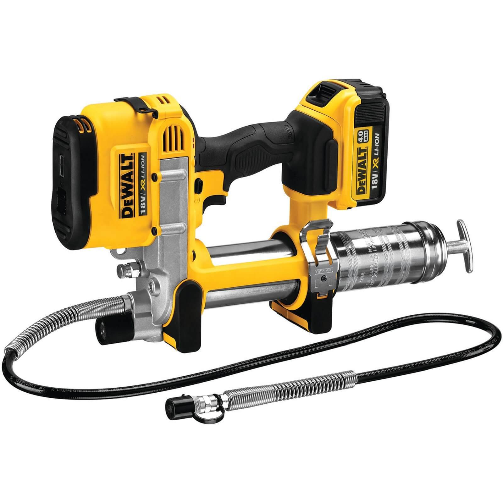 DeWALT DCGG571M1-QW Akku-Fettpresse 18V, 690 bar Auspressdruck, 147 g / min