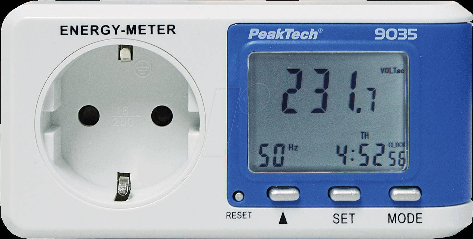 PEAKTECH 9035 Energiekostenmessgerät, digital (9035)